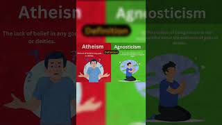 atheism vs Agnosticism religionexplained history religion facts christmas religiouscomparison [upl. by Yrrad867]