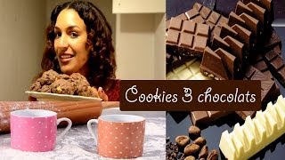 Recette cookies croustillants au chocolat facile [upl. by Odicalp]