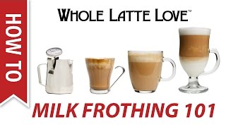 Milk Frothing for Beginners [upl. by Safoelc]