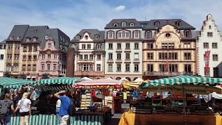 Mainz Germany  City Tour Summer 2018 [upl. by Ellerahs831]