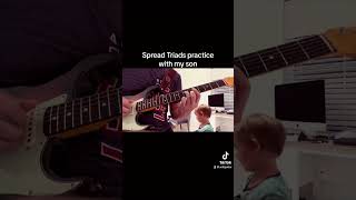 Spread Triads Eric Johnson ericjohnson fenderstrat shorts short guitar [upl. by Aitselec625]