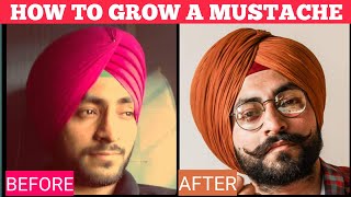 How To Grow A Mustache Fast  Moustache Growing Tips  Muchh  Home Remedies For Mustache Growth oil [upl. by Garrot603]