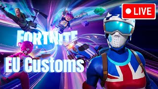 🔴REAL Fortnite LIVE Customs EU  Fortnite SCRIMS [upl. by Hamrnand65]