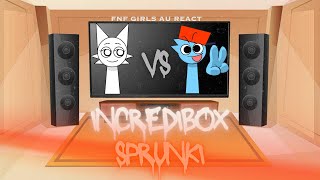 FNF Girls AU React  FNF Vs Incredibox Sprunki  FNF Mod  Gacha Club [upl. by Nauqan690]