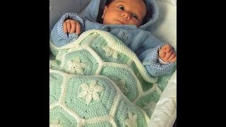 Crochet baby blanket FreeCrochet Patterns472 [upl. by Inanak]