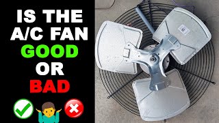 AC Fan Outside Not Working  How To Check It [upl. by Shelman]