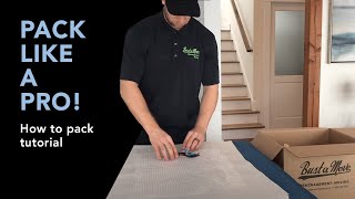 How to pack a kitchen and house Professional home packing service by Bust a Move Moving [upl. by Aleafar521]