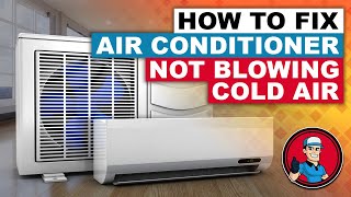 How to Fix Air Conditioner Not Blowing Cold Air  HVAC Training 101 [upl. by Yasu]