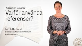 Varför använda referenser [upl. by Salaidh]