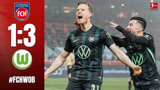 FC Heidenheim vs VfL Wolfsburg  13  Highlights  Bundesliga 2024 [upl. by Kacy]