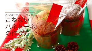 こねないパンの作り方〜パネトーネ簡単レシピ〜  No knead bread recipe  How to make Panettone [upl. by Farkas]