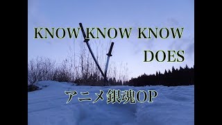 『アニメ銀魂17代目OP』KNOW KNOW KNOWDOES【歌詞付き】本人完全再現 [upl. by Laughry797]