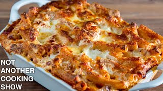 how to make BAKED ZITI PASTA AL FORNO [upl. by Son144]