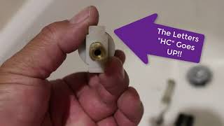 BEST MOEN Cartridge Removal TRICK 1222 AND HELPFUL TIPS [upl. by Clywd]