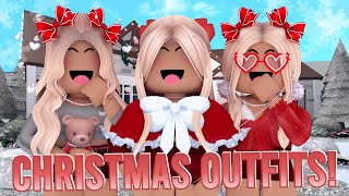 Aesthetic Christmas Outfits Codes for Bloxburg  Links ♥️  Bloxburg Outfit Codes  Roblox [upl. by Hoo]