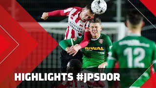 HIGHLIGHTS  Jong PSV  FC Dordrecht [upl. by Maible]