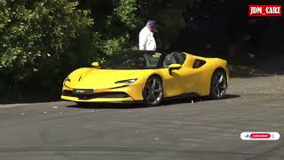 Modified Cars leaving Car Show 2024  LamborghiniFerrari [upl. by Ilhsa]