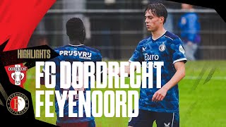 Closing our preseason with a win  Highlights FC Dordrecht  Feyenoord  Friendly 20232024 [upl. by Hultin]