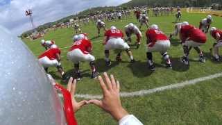 2013 Lobo Football  LoboTV Helmet Cam QB Cole Gautsche [upl. by Kingsly]