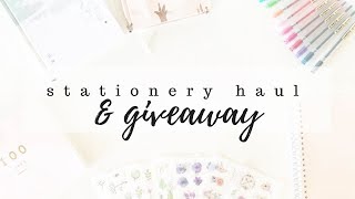 Notebook Therapy stationery haul amp review  GIVEAWAY  studytee [upl. by Alyakcm409]