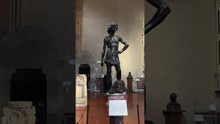 Two David Statues by Verrocchio and Donnatello in the Bargello Museum Florence Italy [upl. by Nitaf]