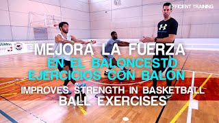 Mejora la fuerza y estabilidad para el baloncesto ejercicios con tu balón [upl. by Herzog]