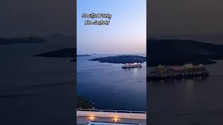 Beautiful Evening at Fira Santorini Part 8 santorini summervacation shortvideo [upl. by Cooley]