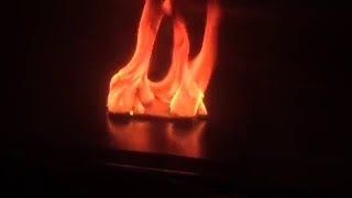 ABS Acrylonitrile Butadiene Styrene Burn Test [upl. by Yddub]