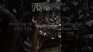 Unveiling the Art of Glassware Production The ZS Glass Wine Glass Cup Production Line glasswinecup [upl. by Nylac]