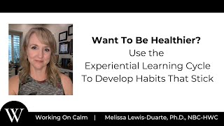 Want To Be Healthier Use the Experiential Learning Cycle To Develop Habits That Stick [upl. by Ahseek]