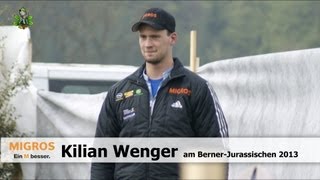 Wenger Kilian am BernerJurassischen Schwingfest Tavannes 2013 [upl. by Aserat269]