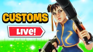 🔴 Live  GIVEAWAY  Fortnite Custom Matchmaking Games  EU Customs Chapter 5 Season 3 LIVE [upl. by Gorrono854]