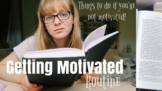 Study Motivation Routine  How to Get Motivated when youre Not [upl. by Ertemed171]