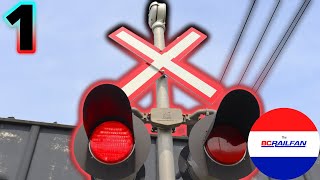 Canadian Railroad Crossings Compilation 1 [upl. by Verbenia]