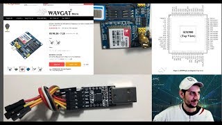 SIM900 GSM Module  SIM900A Firmware Upgrade amp EU simcards TR dahil [upl. by Ardnasxela]