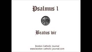 Psalm 1 in Latin [upl. by Airotnes]