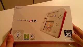 Unboxing Nintendo 2DS White  Red [upl. by French]