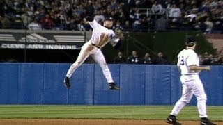 Derek Jeters ridiculous jumpthrow nabs Fryman in the 1998 ALCS [upl. by Stephanie]