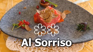 A pranzo al ristorante AL SORRISO due stelle michelin ⭐⭐ [upl. by Hugh]