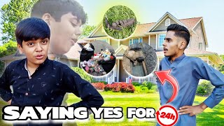 Saying yes for 24 Hours Crazy Adventures🤣😂😜 [upl. by Mw151]