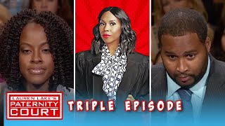 Theyre In A Relationship But She Says Hes Not The Father Triple Episode  Paternity Court [upl. by Sik]