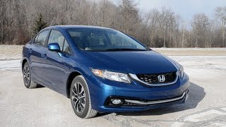 2013 Honda Civic EXL  WR TV POV Test Drive [upl. by Nyllewell]