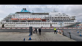 Celestyal Crystal Boarding and Ship Tour [upl. by Joseito231]