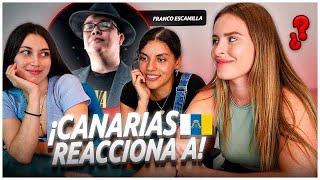 🇮🇨 MIS AMIGAS REACCIONAN a FRANCO ESCAMILLA 🇲🇽 ¡ No entendimos nada 😱 [upl. by Aryc]