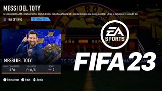 FIFA 23  Momentos Messi del Toty [upl. by Laehcimaj]