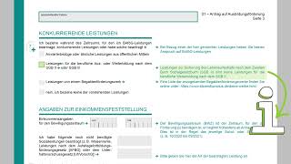 BAföGAntrag – Schritt für Schritt Formblatt 1 ausfüllen [upl. by Bunting535]