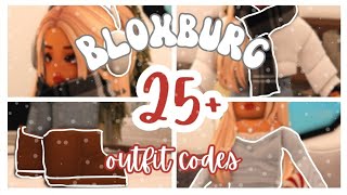 Bloxburg Realistic Winter Outfit codes  Outfit Codes  Roblox [upl. by Elagibba]