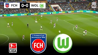 Heidenheim gegen Wolfsburg  Bundesliga 2024  eFootball Pes 21 Gameplay  Rony Gameplay [upl. by Penelopa]