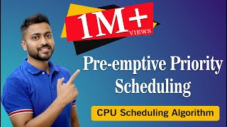 L28 Preemptive Priority Scheduling Algorithm with Example  Operating System [upl. by Whitver]