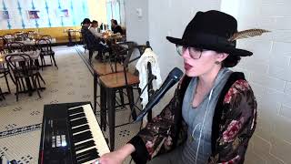 Stuck in the Middle with You Stealers Wheel live loop cover by Allison Stella [upl. by Adnovahs437]